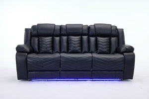 Zeus 3+2 Seater Leather Electric Recliner Sofa Set | Luxury Home Cinema Seating with Bluetooth Speakers, LED Lights & USB Charging The Sofas Studio 3+2 Sofa Suite