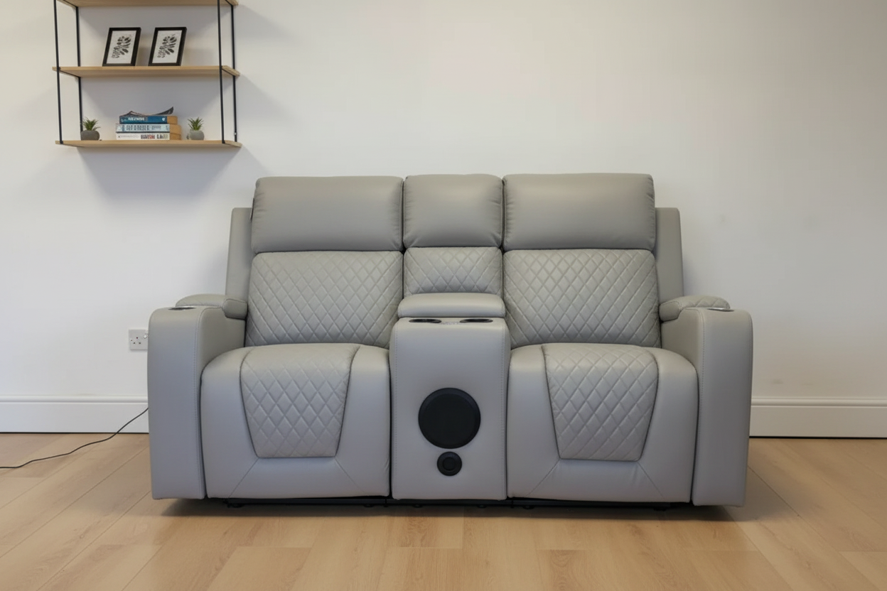 Florida Leather 2 Seater Sofa – Modern Comfortable Leather Recliner Couch for Living Room The Sofas Studio 2 Seater Sofa
