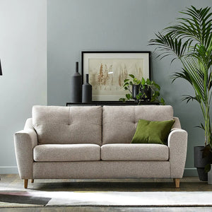 Baxter Tufted Fabric 3 Seater Sofa The Sofa Studio 3 Seater Sofa