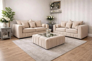 3+2 lilly Fabric Sofa Set with Free Coffee Table | Modern Living Room Sofa Set The Sofa Studio