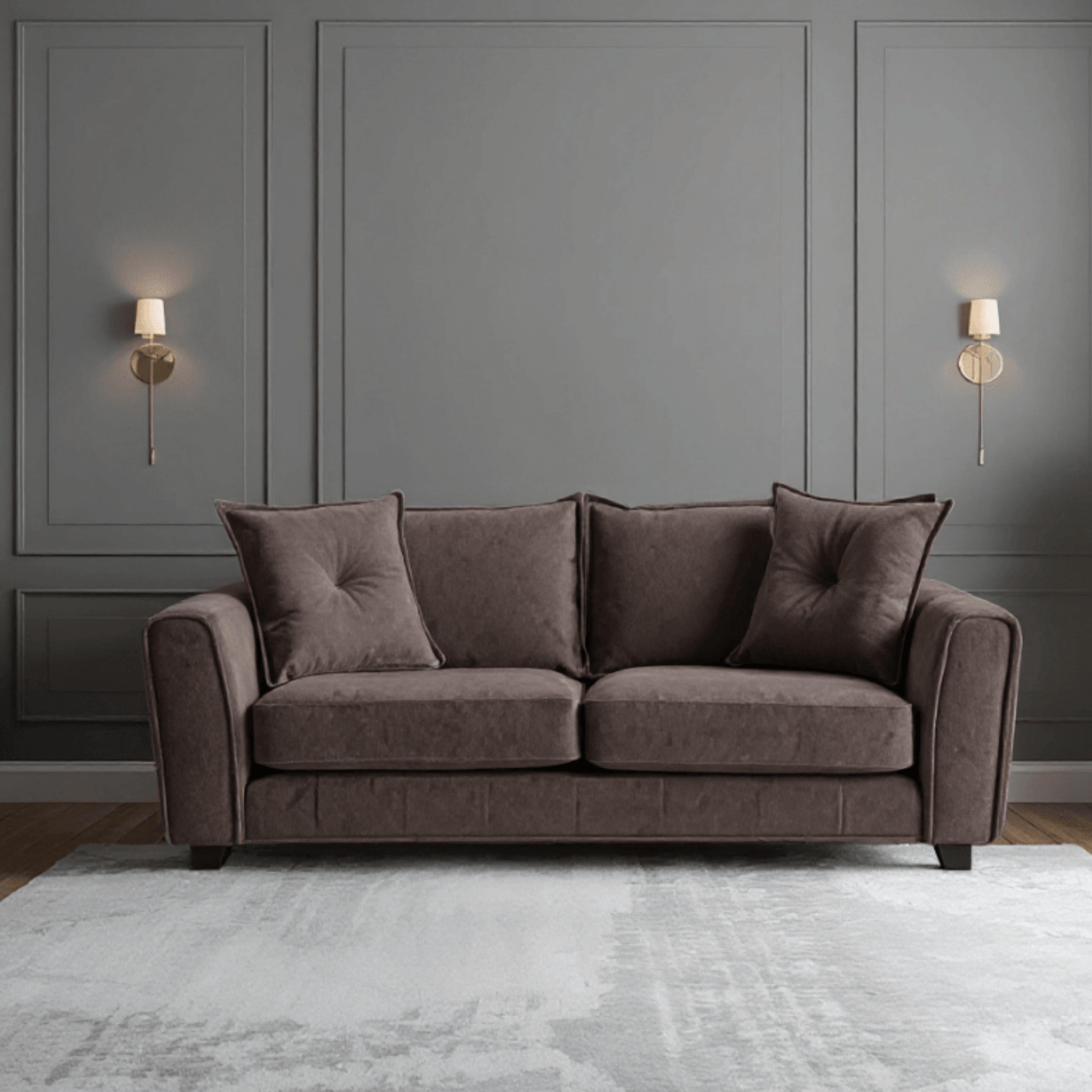 Somerford 3 Seater Sofa – Modern Fabric Sofa – Luxury Comfortable Sofa for Living Rooms The Sofa Studio 3 Seater Sofa