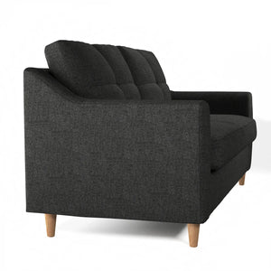 Baxter Tufted Fabric 3 Seater Sofa The Sofa Studio 3 Seater Sofa