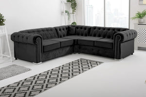 Chesterfield 5 Seater Corner Sofa – Stylish & Comfortable Living Room Couch The Sofa Studio Corner Sofa