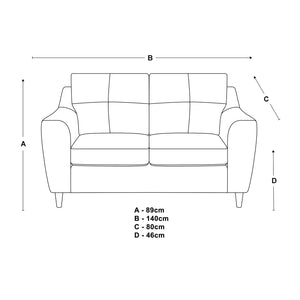Baxter Tufted Fabric 3+2 Sofa Suite The Sofa Studio 3+2 Sofa Suite