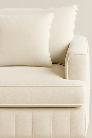 Lilly U-Shaped Corner Sofa – Light Cream The Sofa Studio U Shape Sofa