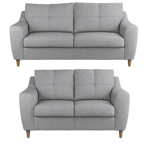 Baxter Tufted Fabric 3+2 Sofa Suite The Sofa Studio 3+2 Sofa Suite