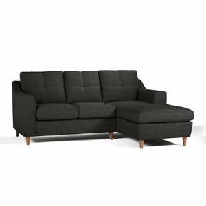 Baxter Fabric L Shaped 3 Seater Corner Sofa With Chaise The Sofa Studio Corner Sofa