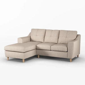 Baxter Fabric L Shaped 3 Seater Corner Sofa With Chaise The Sofa Studio Corner Sofa