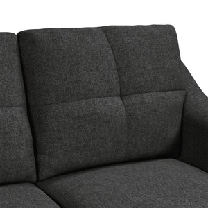 Baxter Tufted Fabric 3 Seater Sofa The Sofa Studio 3 Seater Sofa