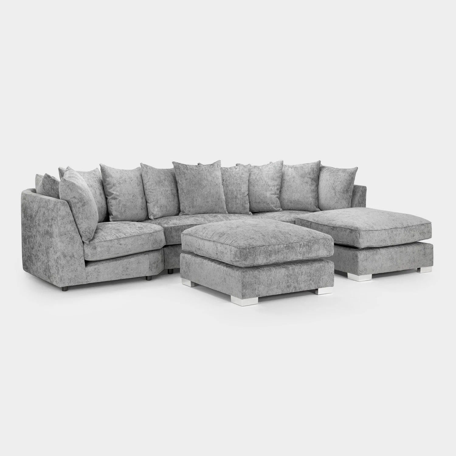 Bishop Scatterback Sofa Platinum U Shape Corner The Sofa Studio U Shape Sofa