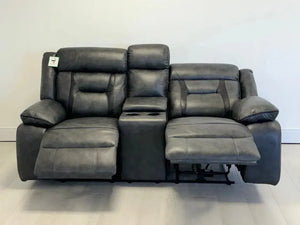 Nova Leather Electric Recliner - 2 Seater Sofa with USB Ports & Cup Holders The Sofas Studio