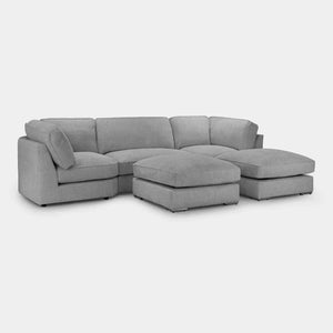 Inga Sofa Grey U Shape Corner The Sofa Studio U Shape Sofa
