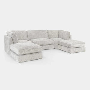 Esma Sofa Ivory U Shape Corner The Sofa Studio U Shape Sofa