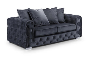 Paris Chesterfield 3 Seater Sofa – Luxury & Classic Modern Chesterfield Sofa for Living Room The Sofa Studio 3 Seater Sofa