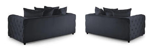 Paris Chesterfield 3+2 Sofa Set – Luxury Tufted Fabric Sofa Suite – Classic Chesterfield 3 and 2 Seater Living Room Set The Sofa Studio 3+2 Sofa Suite