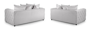 Paris Chesterfield 3+2 Sofa Set – Luxury Tufted Fabric Sofa Suite – Classic Chesterfield 3 and 2 Seater Living Room Set The Sofa Studio 3+2 Sofa Suite