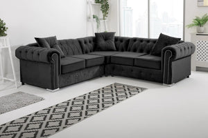 Chesterfield 5 Seater Corner Sofa – Stylish & Comfortable Living Room Couch The Sofa Studio Corner Sofa