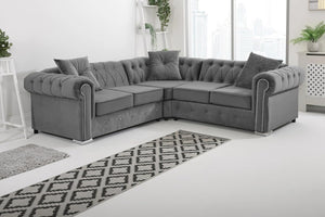 Chesterfield 5 Seater Corner Sofa – Stylish & Comfortable Living Room Couch The Sofa Studio Corner Sofa