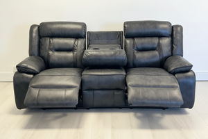 Nova Leather Electric Recliner 3 Seater Sofa | Power Recliner with USB Charging Ports & Cup Holders | Premium Leather Sofa The Sofas Studio 3 Seater Sofa
