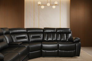 Nova Leather Electric Recliner Corner Sofa | Luxury Power Recliner with USB Charging Ports, Cup Holders & Premium Technology Leather | Living Room Furniture The Sofas Studio Corner Sofa
