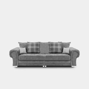 Verona Scatter Back Grey Sofa Collection,Modern Fabric Sofa Set Multiple Options The Sofa Studio Living Sofa