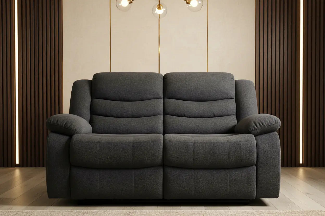 Sorrento Fabric Recliner – 3 Seater Sofa The Sofas Studio