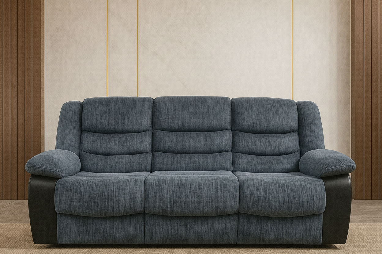 Luxury 3 seater fabric sofa with modern design