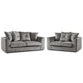 Rockford 3+2 Sofa Set – Modern Fabric 3 & 2 Seater Sofas | Stylish Living Room Furniture