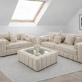 3+2 lilly Fabric Sofa Set with Free Coffee Table | Modern Living Room Sofa Set