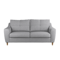 Baxter Tufted Fabric 3 Seater Sofa