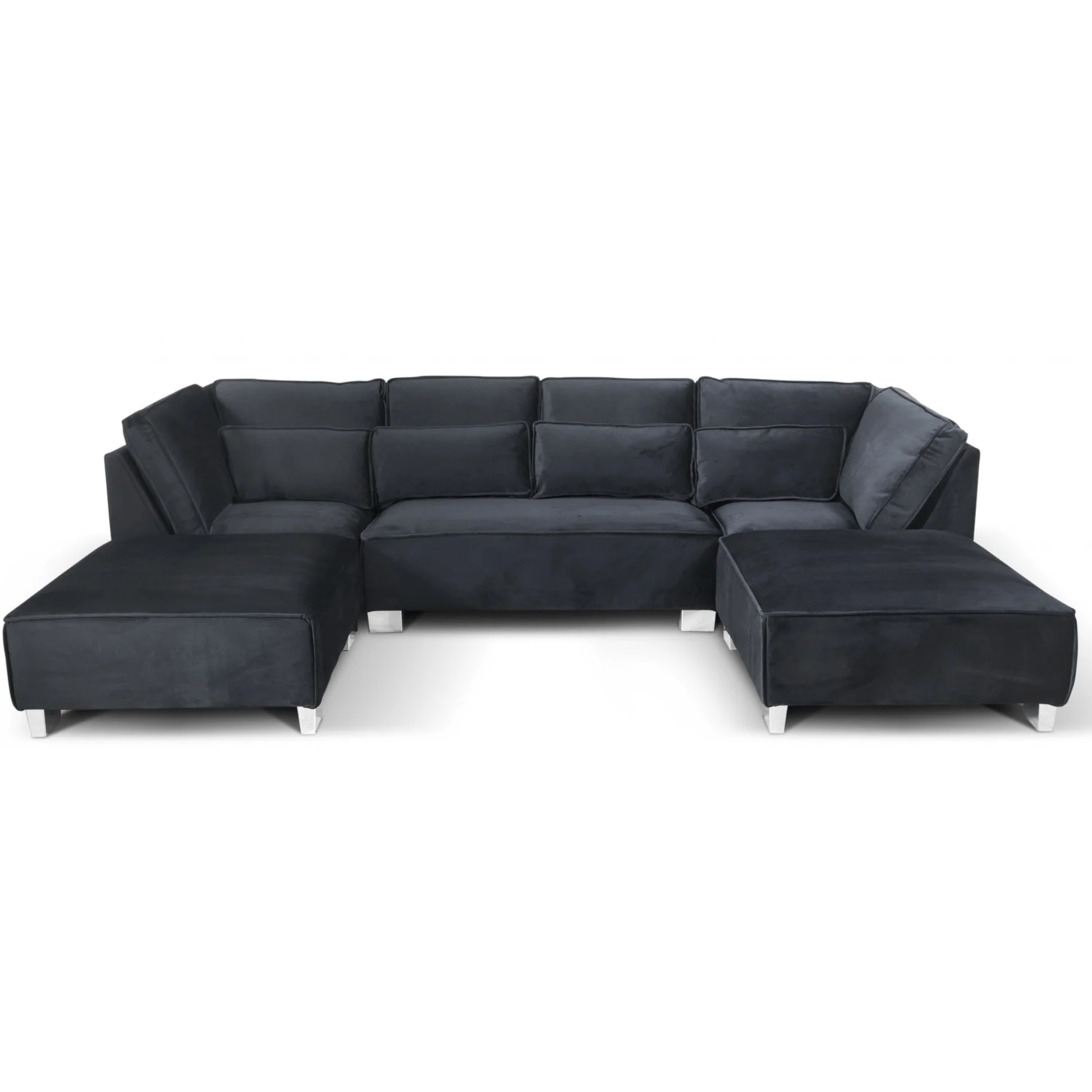 Sloane U Shape Velvet Corner Sofa