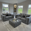 Lilly Fabric Sofa Set 3 + 2 Seater with Free Coffee Table | Modern Living Room