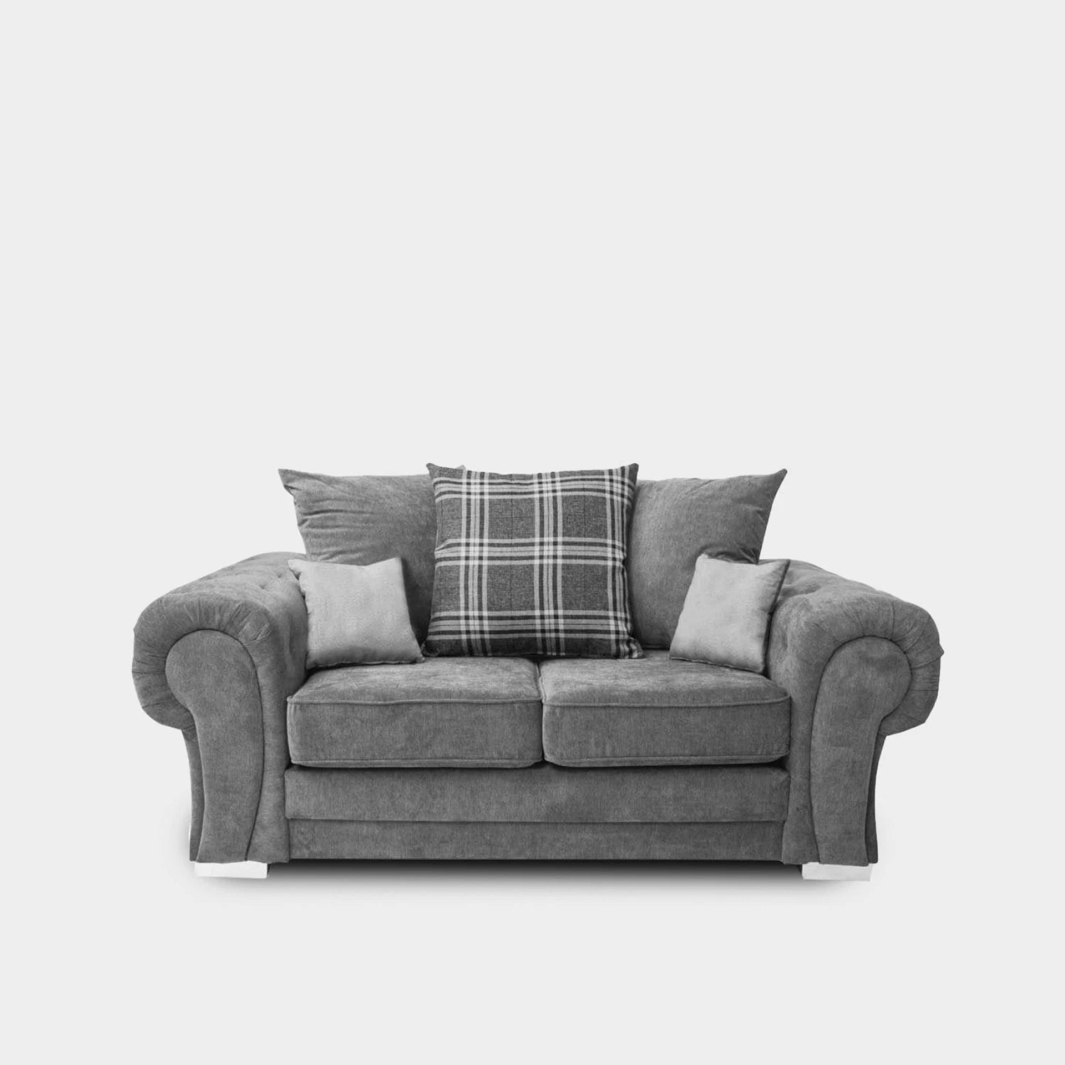 Verona Scatter Back Grey Sofa Collection,Modern Fabric Sofa Set Multiple Options
